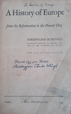 A History of Europe from the Reformation to the Present Day