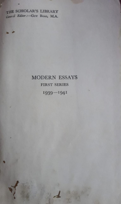 Modern Essays 19391941
