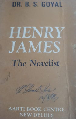 Henry James the Novelist