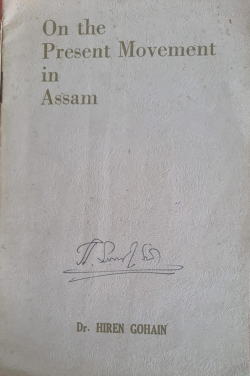 On the Present Movement in Assam