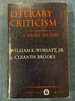 Literary criticism a short history