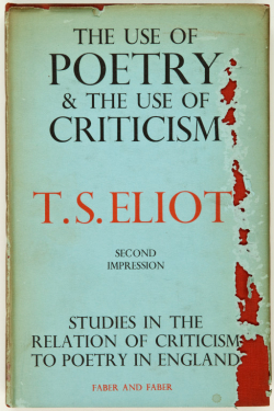 The use of Poetry and the Use of Criticism