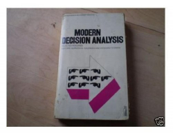 modern decision analysis selected readings