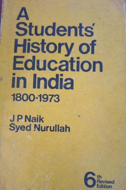 A Students' History of Education in India 1800 1973