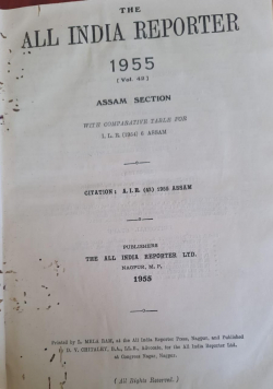 All India Reporter 1955; Vol 42; Assam & Bombay Section