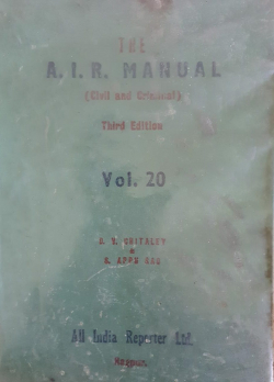 All India Reporter Vol 20 ( Civil and Criminal)