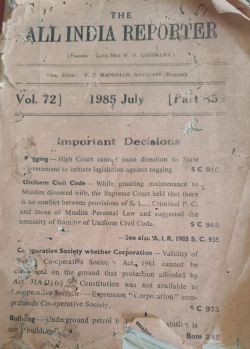 All India Reporter 1985 Vol 72