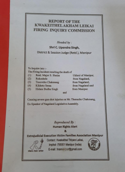 Report of the Kwakeithel Akham Leikai Firing Inquiry Commission