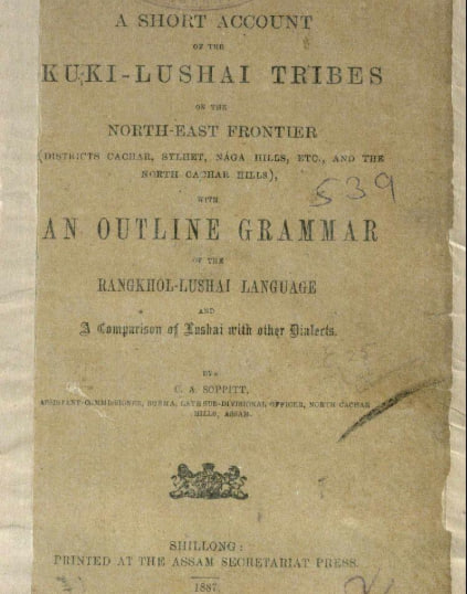 A Short Account of the kuki Lishai Tribes on The NorthEast Frontier