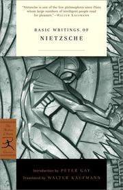 Basic writings of Nietzsche
